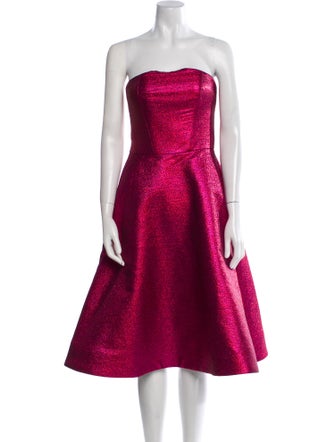 Christian Siriano Strapless Mini Dress