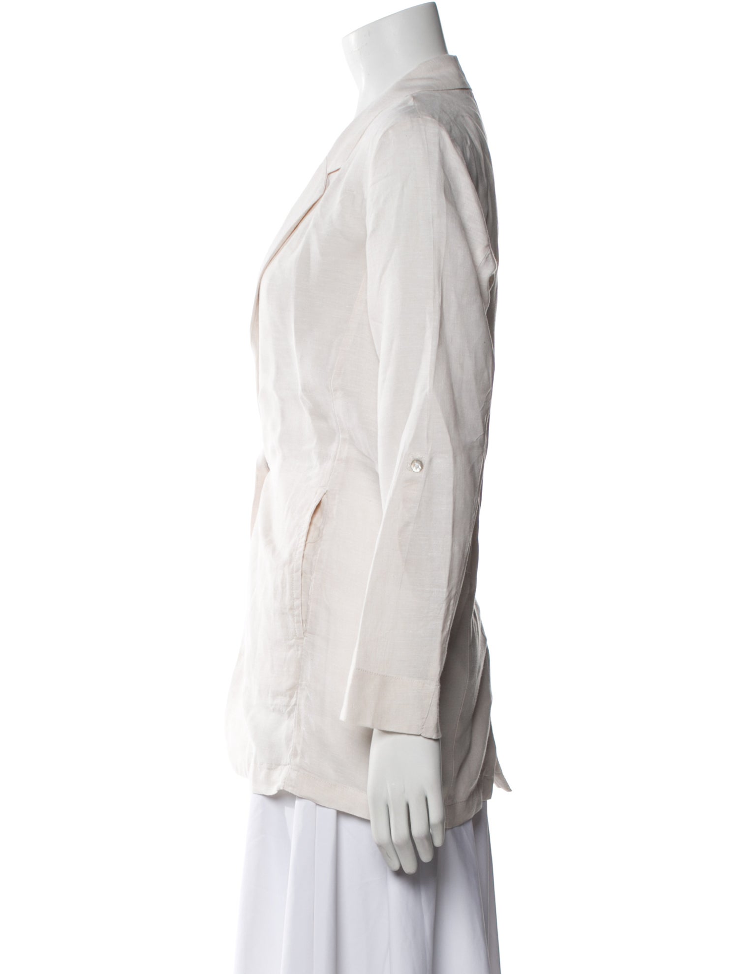 Christian Siriano Linen Blazer