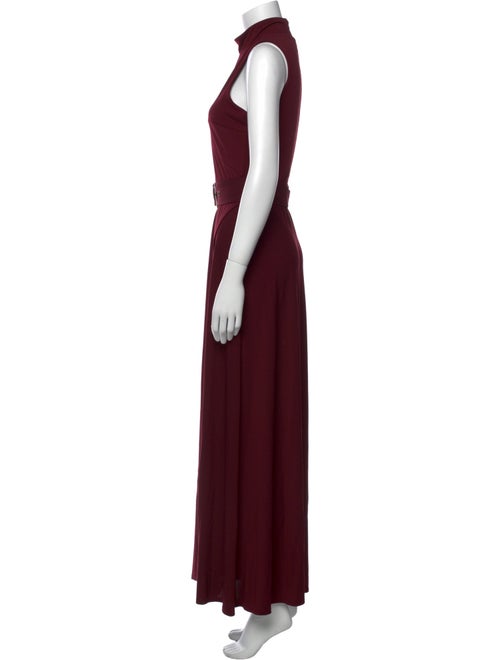 Christian Siriano Mock Neck Long Dress
