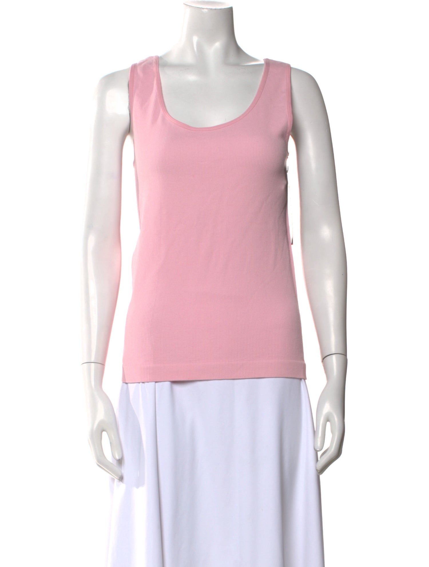 Christian Siriano Scoop Neck Sleeveless Top