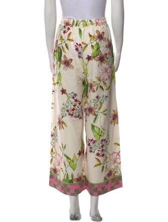 Christian Siriano Linen Wide Leg Pants