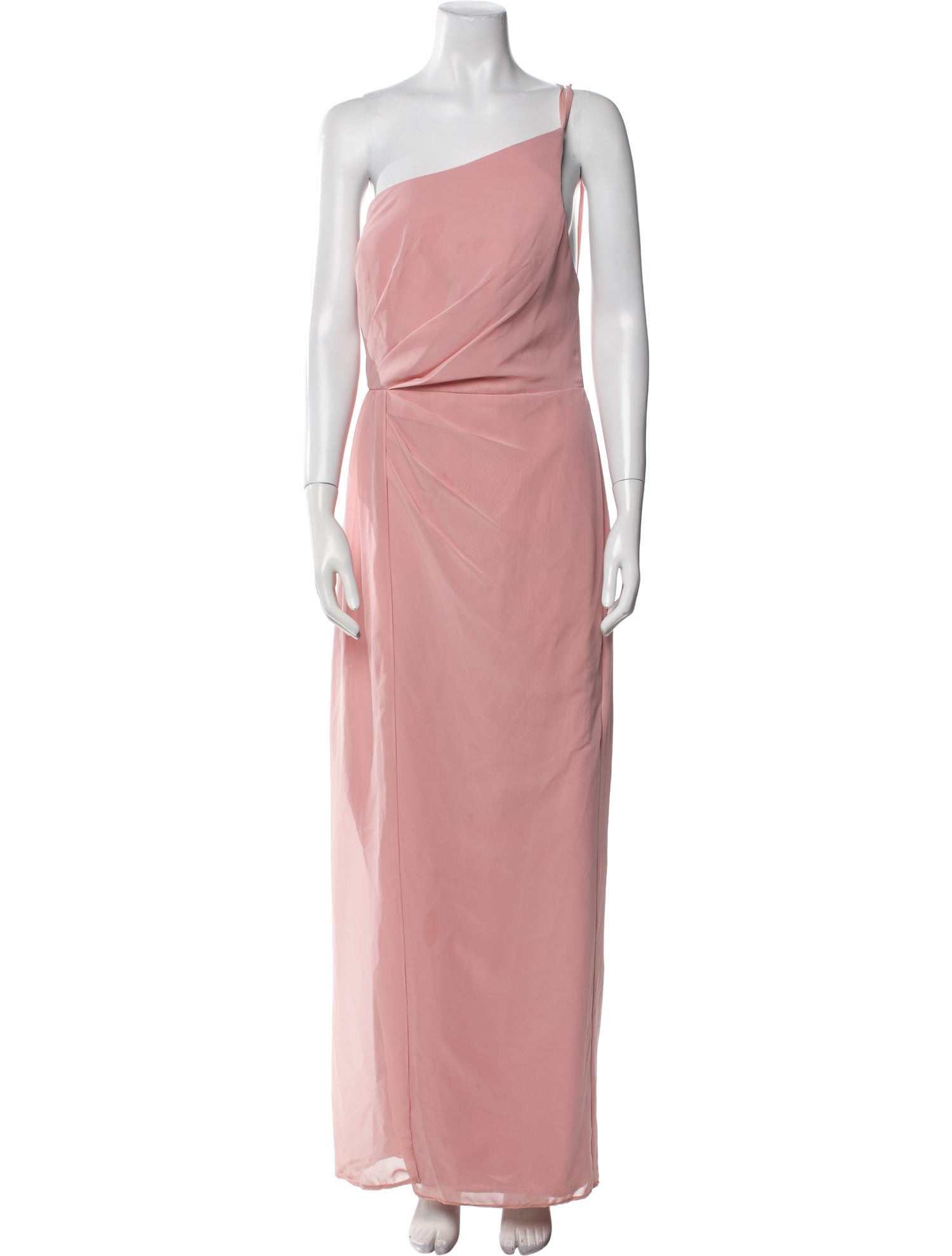 Christian Siriano One-Shoulder Long Dress