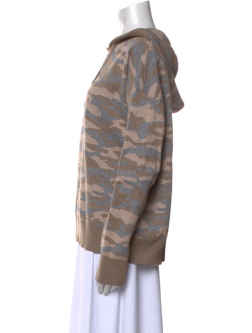 Christian Siriano Camouflage Print Long Sleeve Sweatshirt