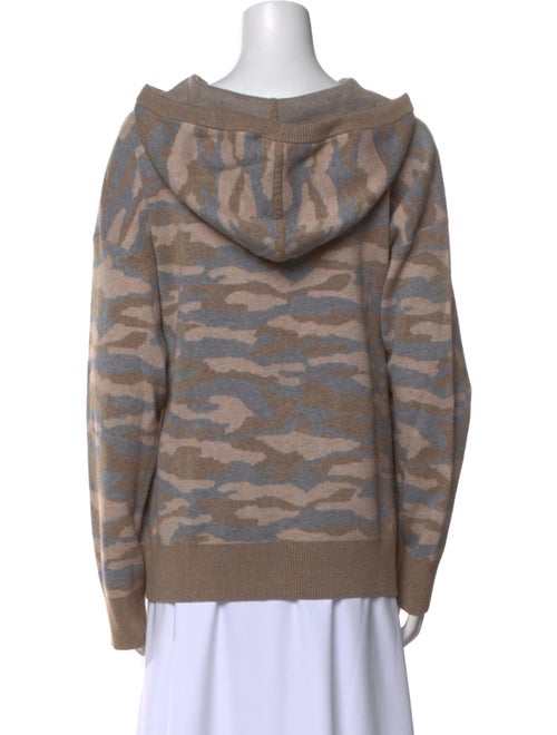 Christian Siriano Camouflage Print Long Sleeve Sweatshirt
