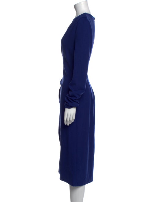 Christian Siriano One-Shoulder Midi Length Dress