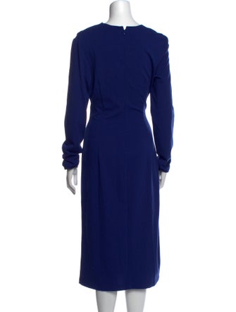 Christian Siriano One-Shoulder Midi Length Dress