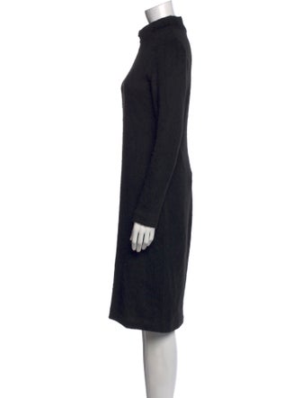 Christian Siriano Turtleneck Midi Length Dress