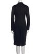 Christian Siriano Turtleneck Midi Length Dress