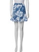 Christian Siriano Floral Print Mini Skirt