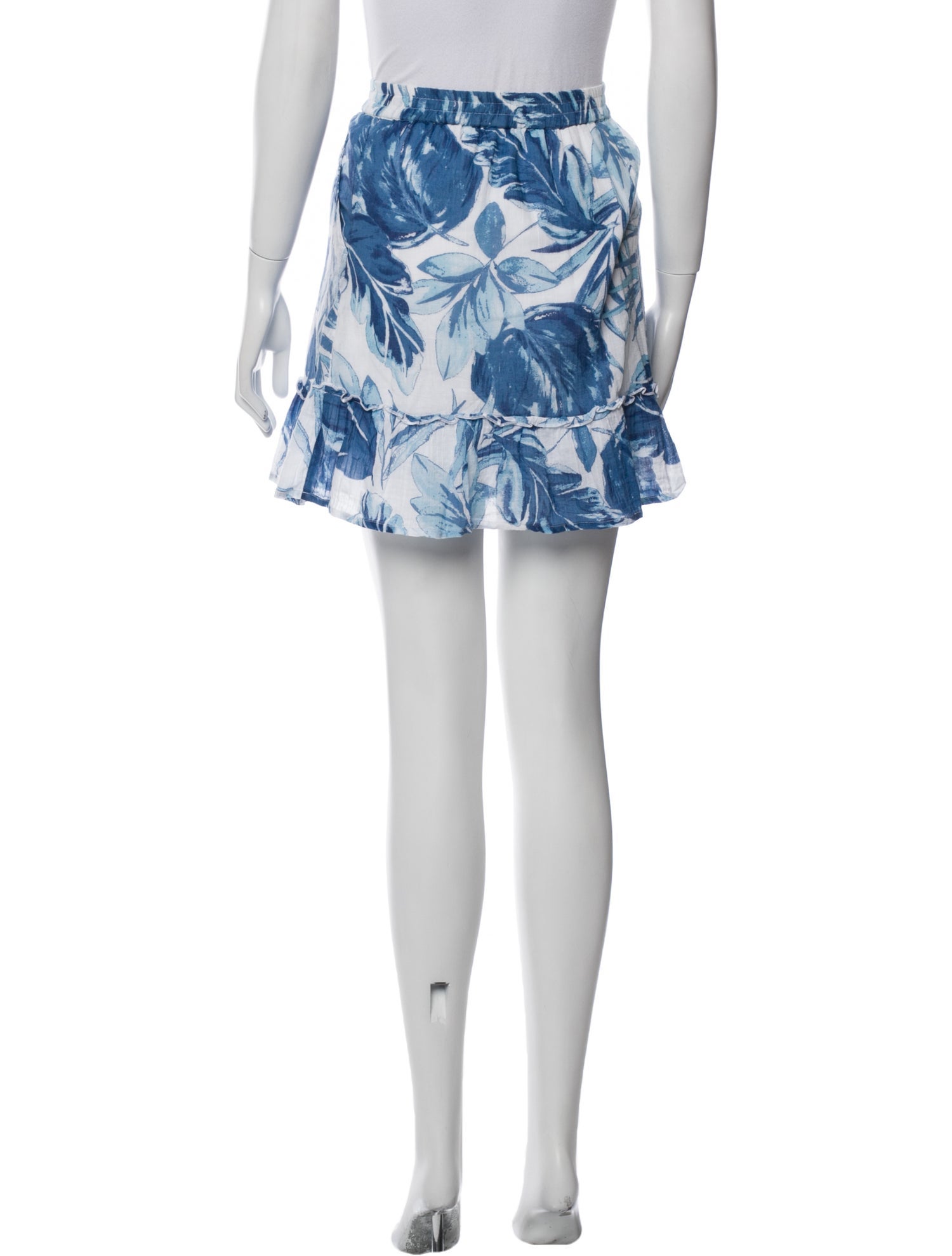 Christian Siriano Floral Print Mini Skirt