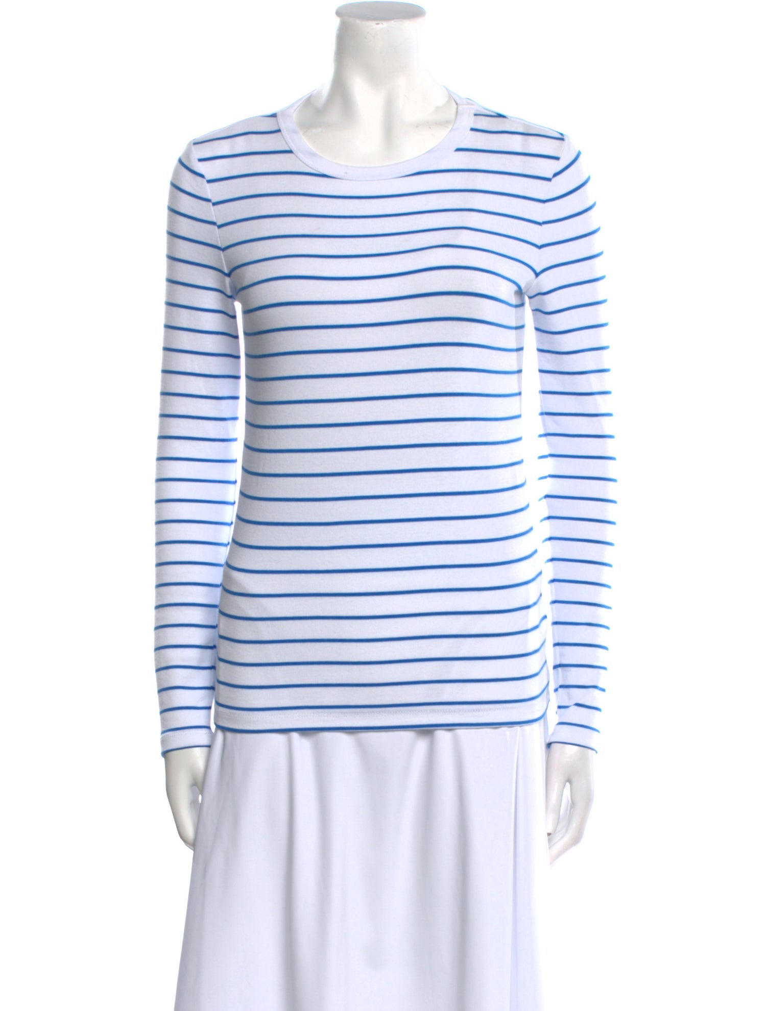 Christian Siriano Striped Crew Neck T-Shirt