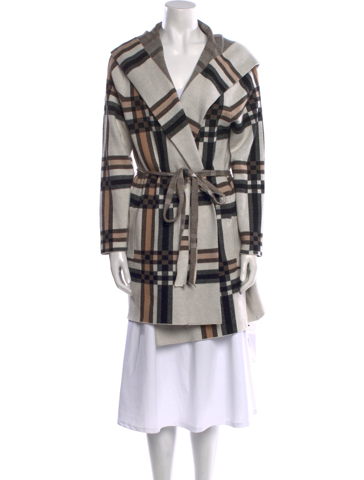 Christian Siriano Printed V-Neck Sweater