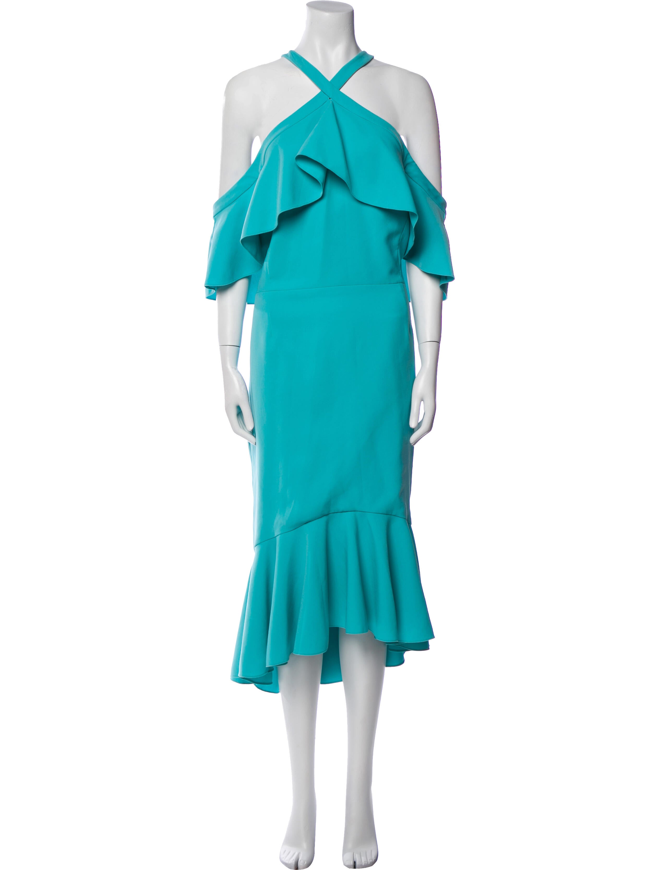 Christian Siriano Halterneck Long Dress
