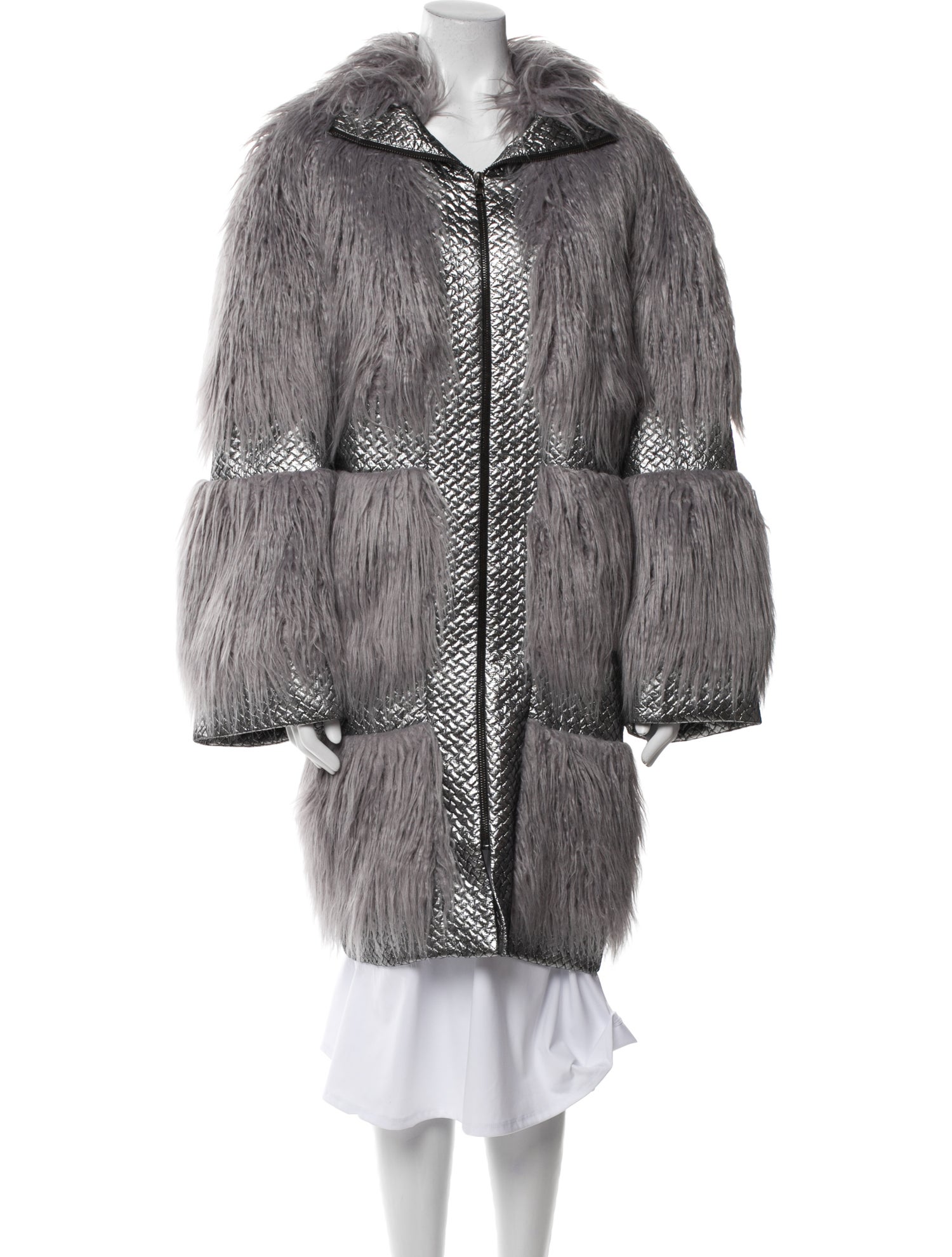 Christian Siriano Faux Fur Coat