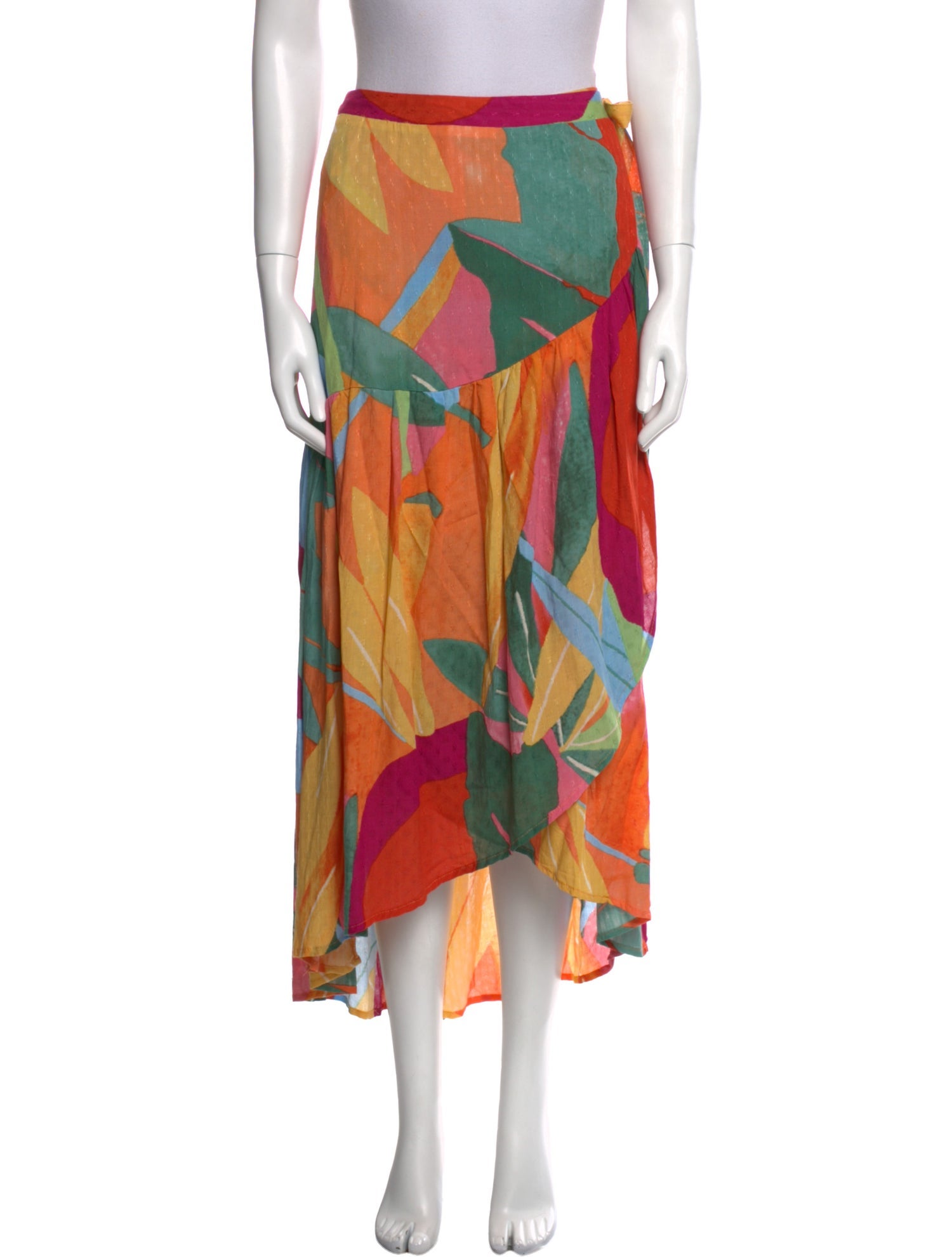 Christian Siriano Printed Midi Length Skirt