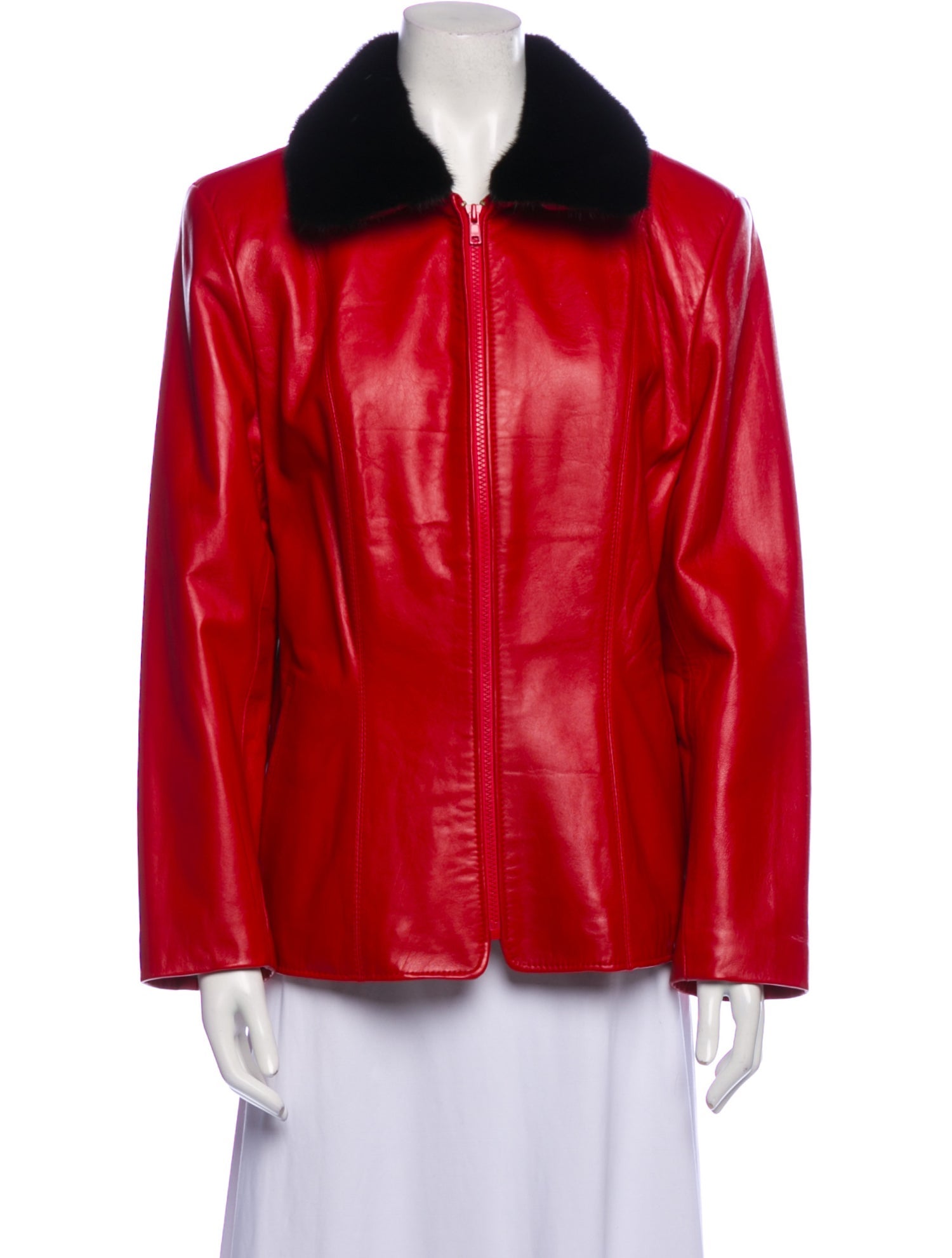 Chosen Couture Collection Leather Fur Jacket