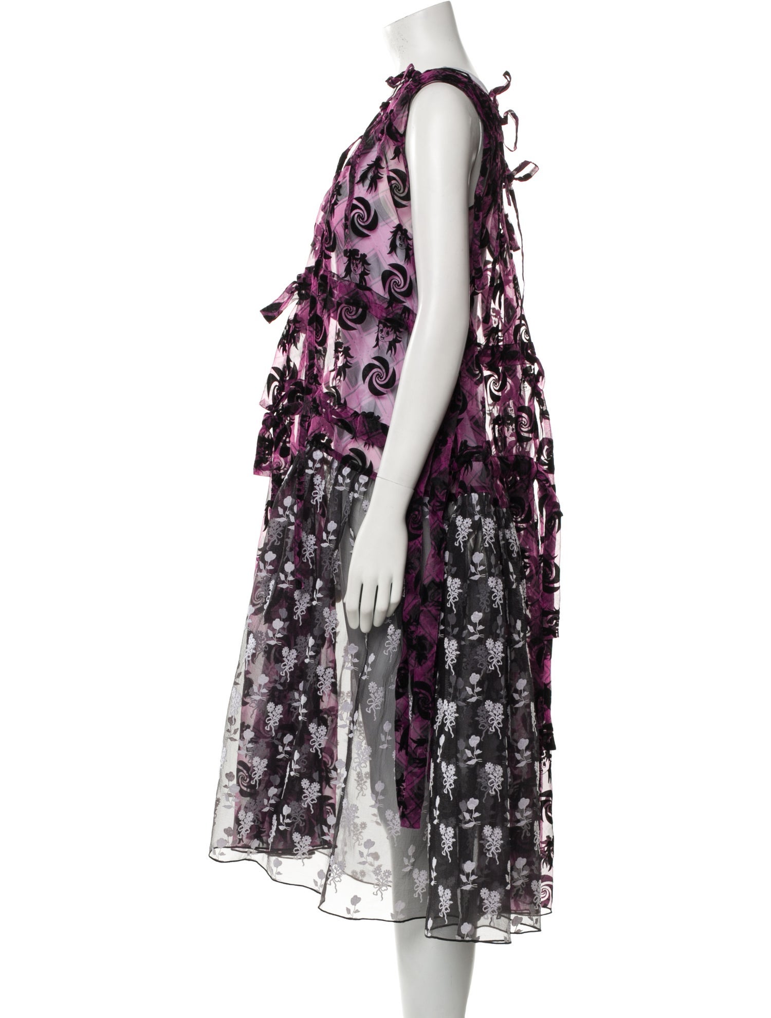 Chopova Lowena Printed Midi Length Dress