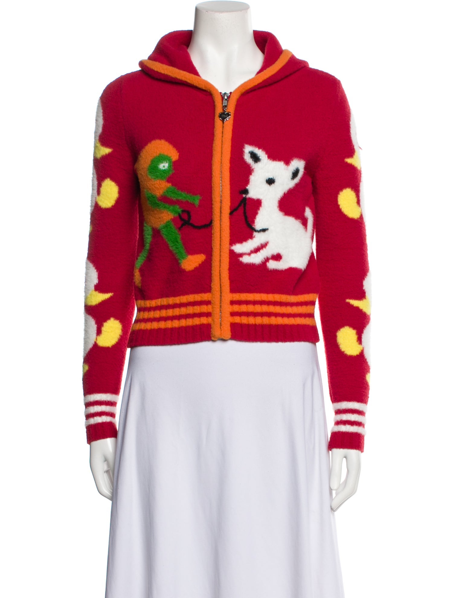 Chopova Lowena Printed Crew Neck Sweater