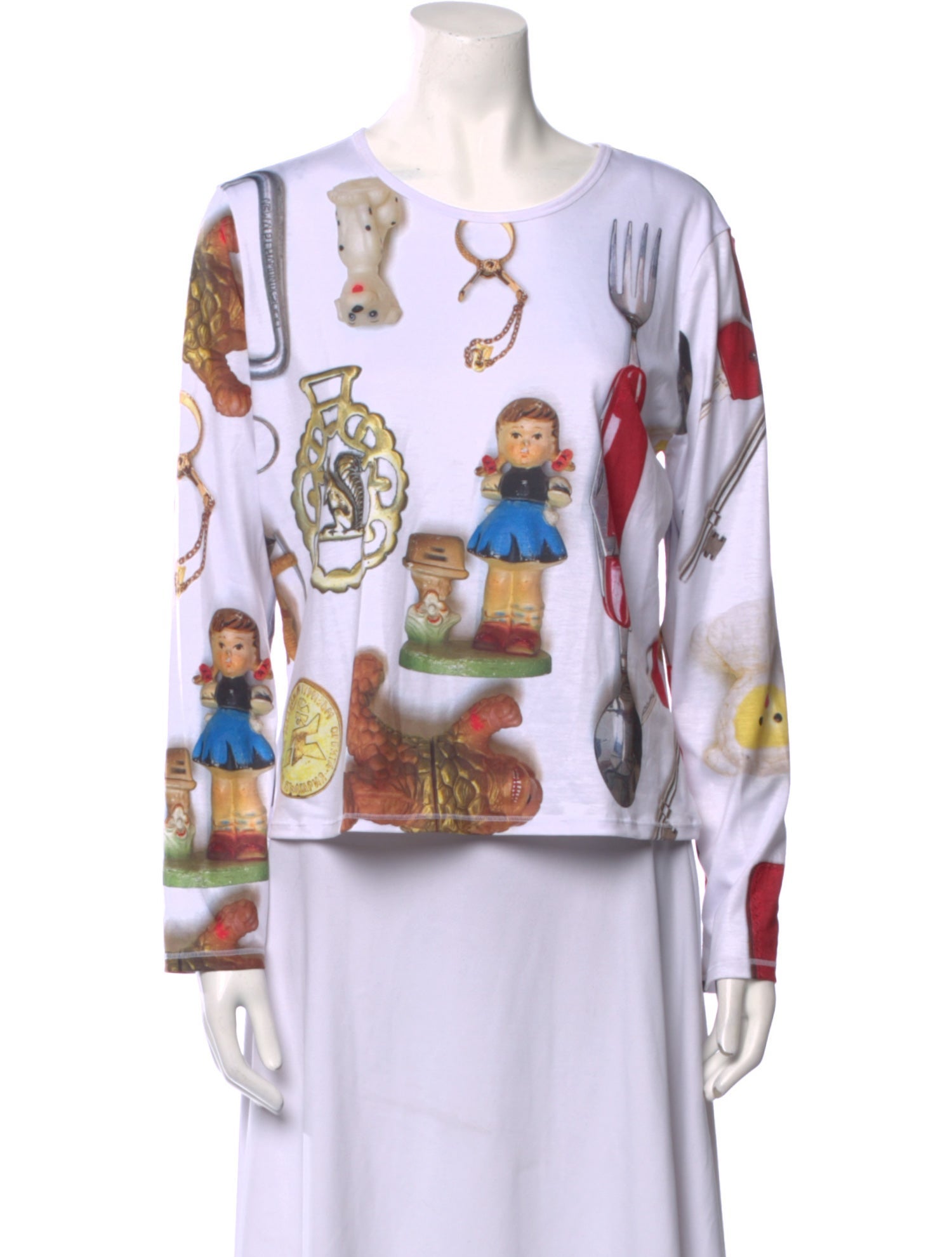 Chopova Lowena Printed Scoop Neck Sweatshirt