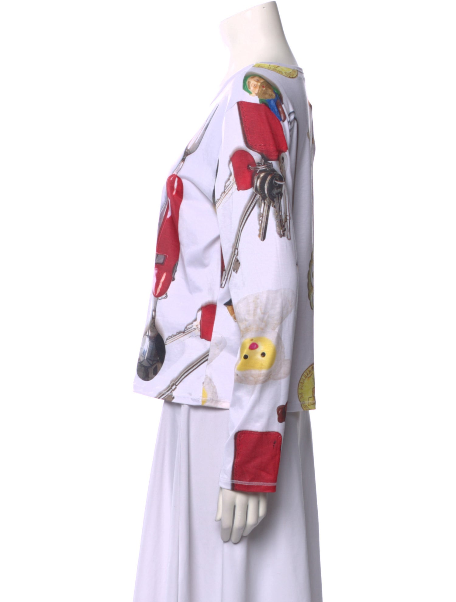 Chopova Lowena Printed Scoop Neck Sweatshirt