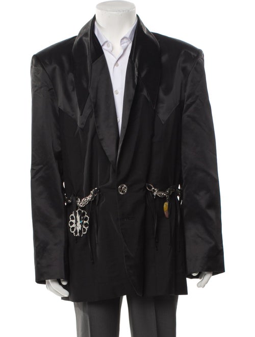 Chopova Lowena Chain Taif Virgin Wool Blazer