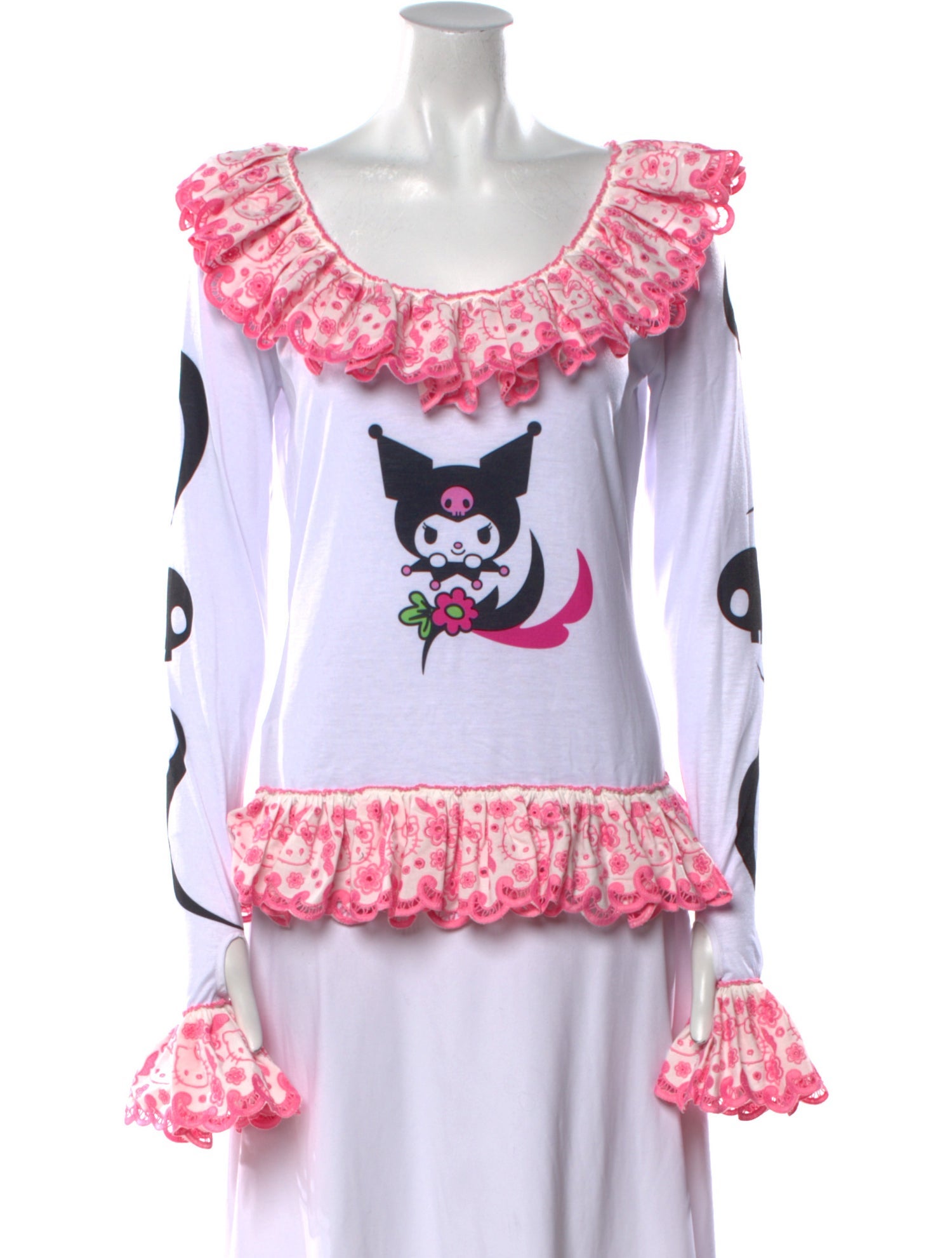 Chopova Lowena Printed Scoop Neck Top