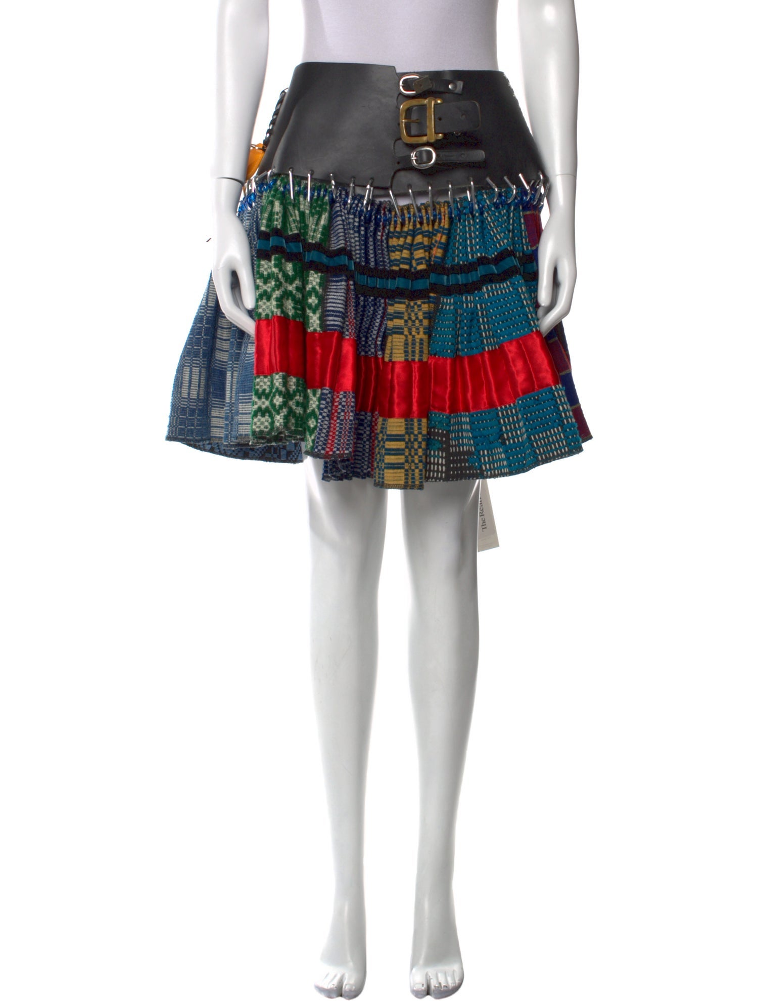 Chopova Lowena Leather Mini Skirt