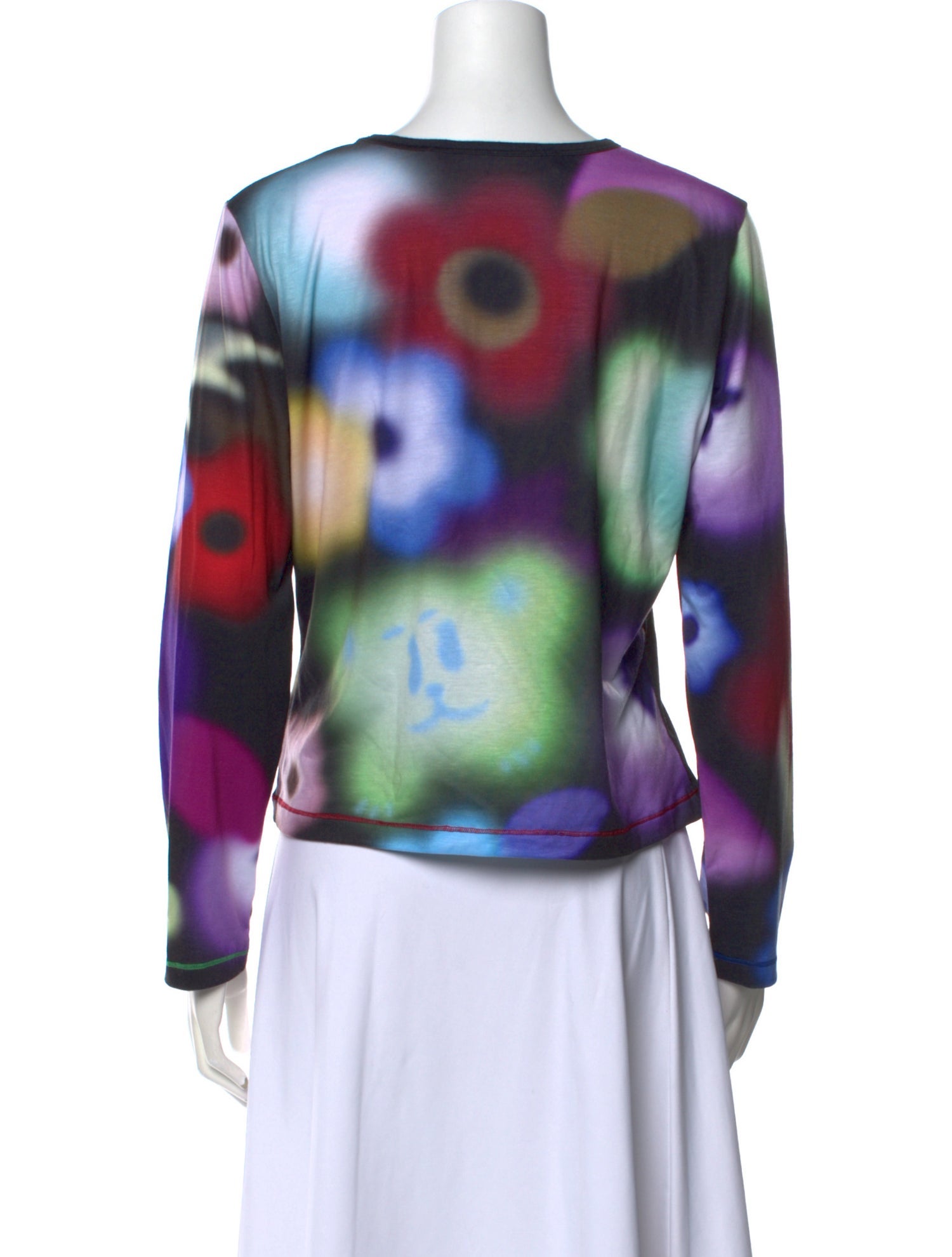 Chopova Lowena Tie-Dye Print Crew Neck Sweatshirt
