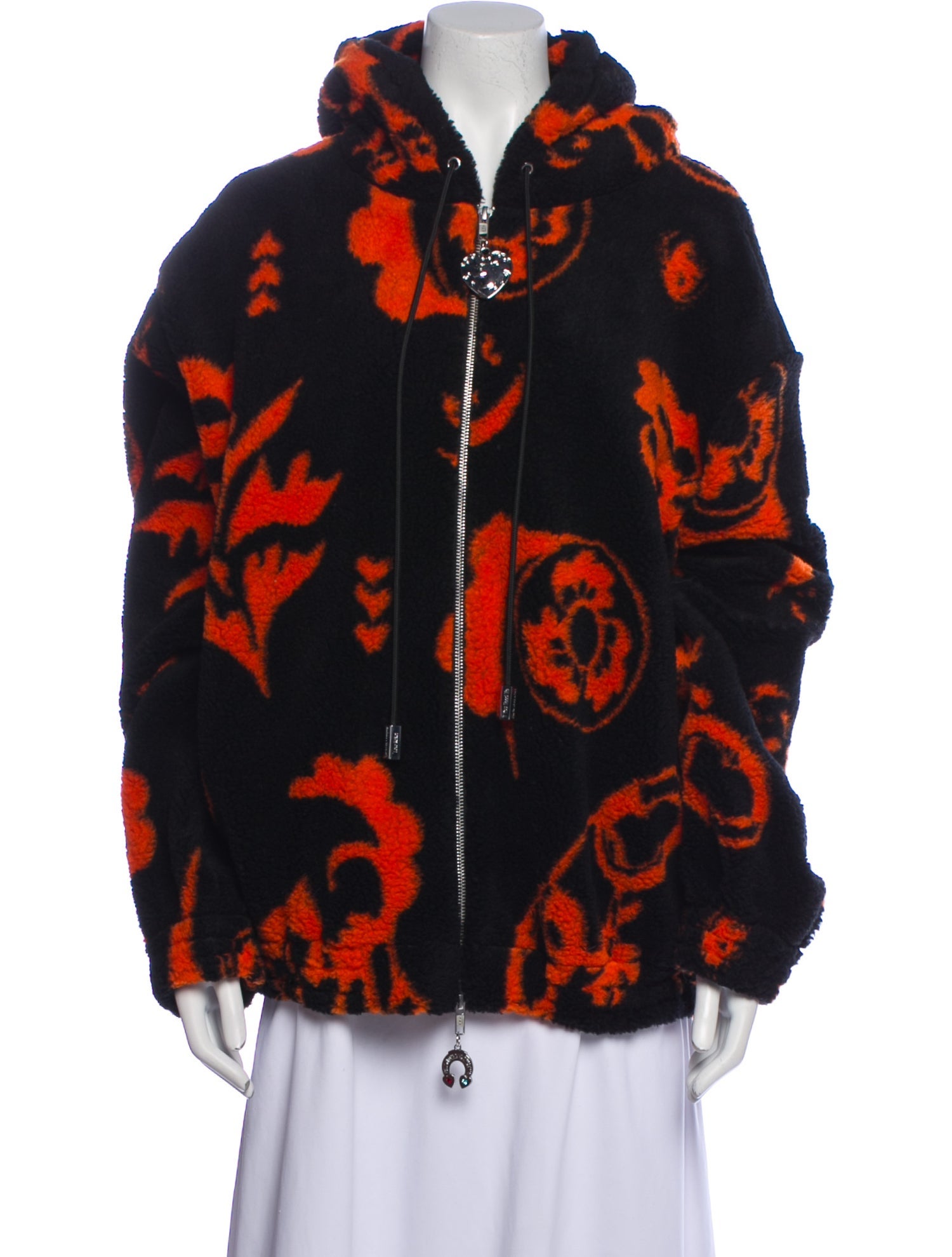 Chopova Lowena Printed Faux Fur Jacket