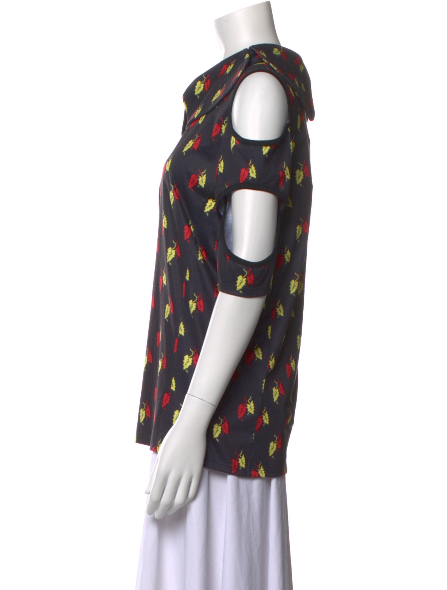 Chopova Lowena Printed Crew Neck Blouse