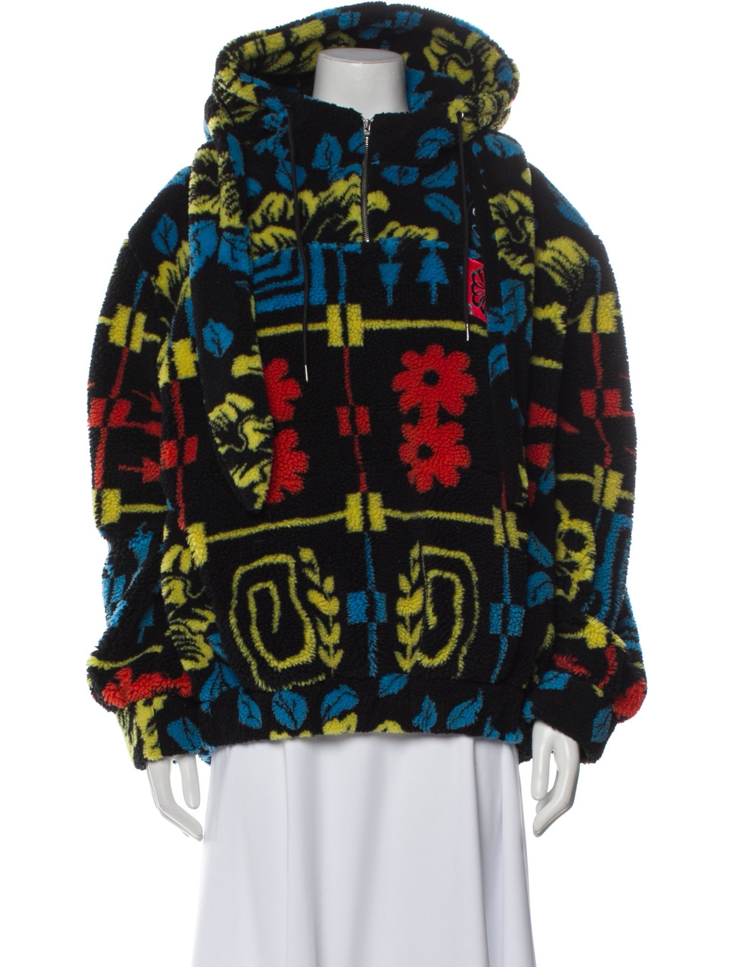 Chopova Lowena Printed Mock Neck Sweatshirt