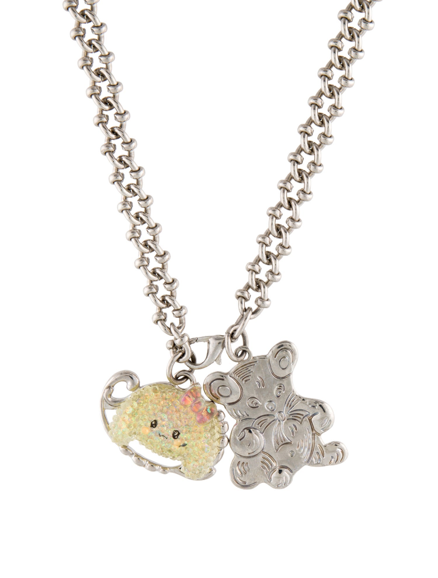 Chopova Lowena Acrylic Double Pendant Necklace