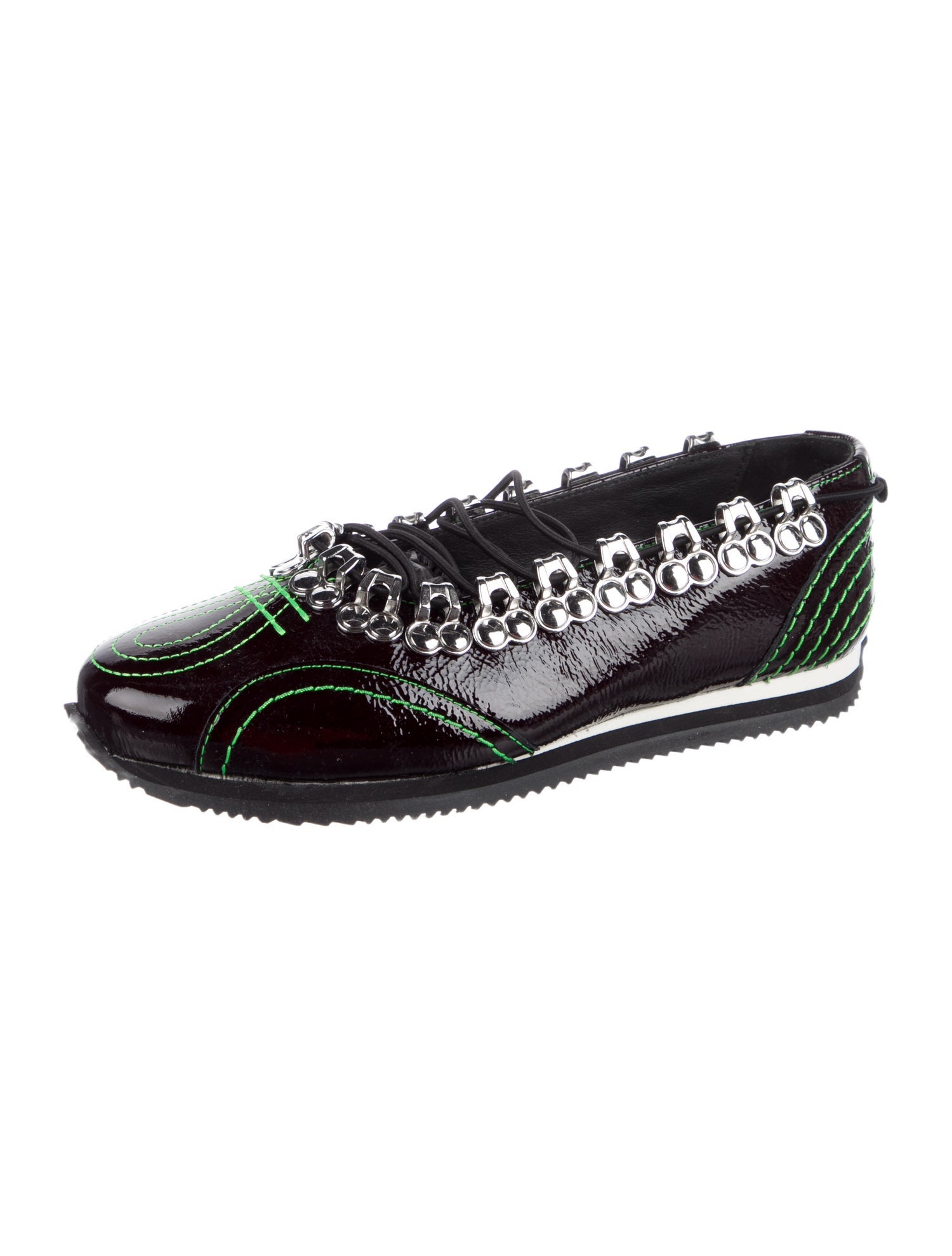 Chopova Lowena Patent Leather Sneakers