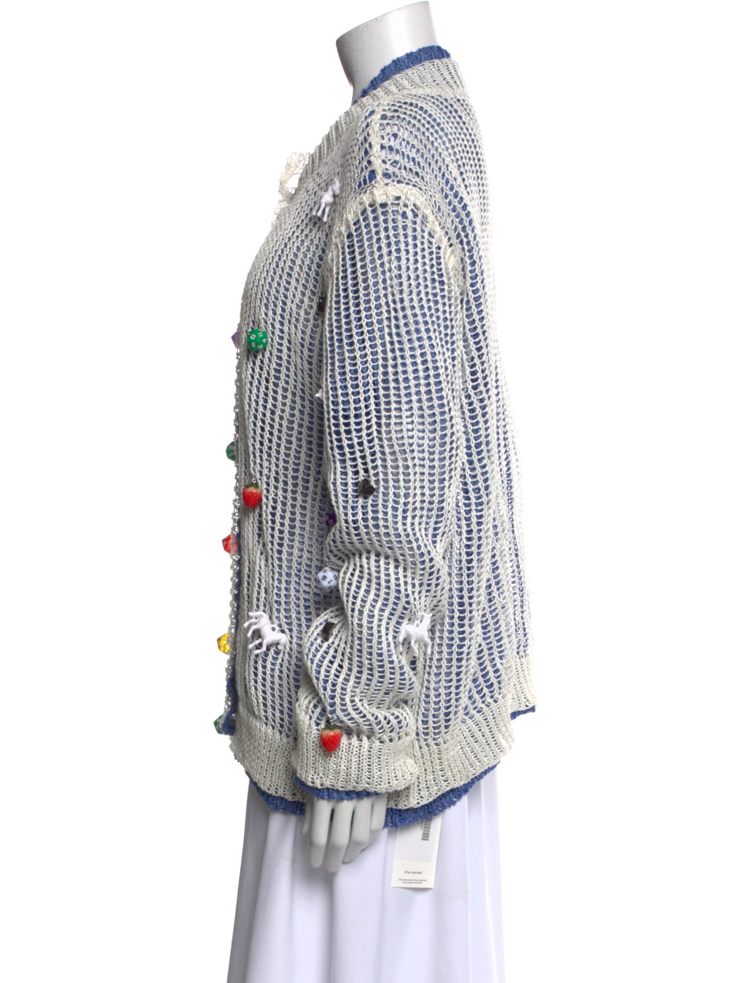 Chopova Lowena Linen Printed Sweater