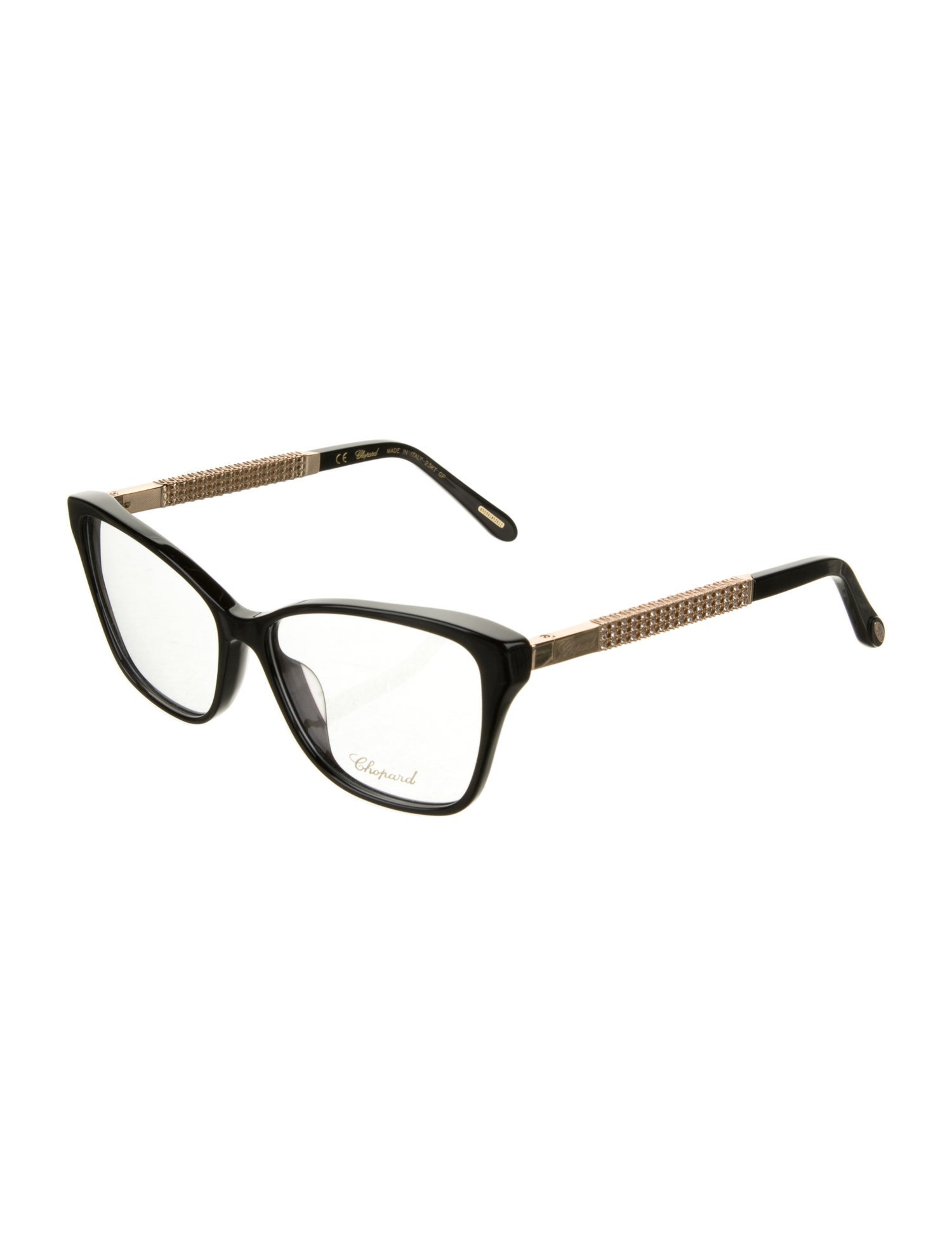 Chopard CatEye Eyeglasses w/ Tags Black Eyeglasses, Accessories