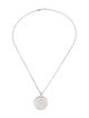 Chopard 18K Diamond Om Pendant Necklace