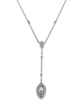 Chopard 18K Diamond Happy Diamonds Lavalier Necklace