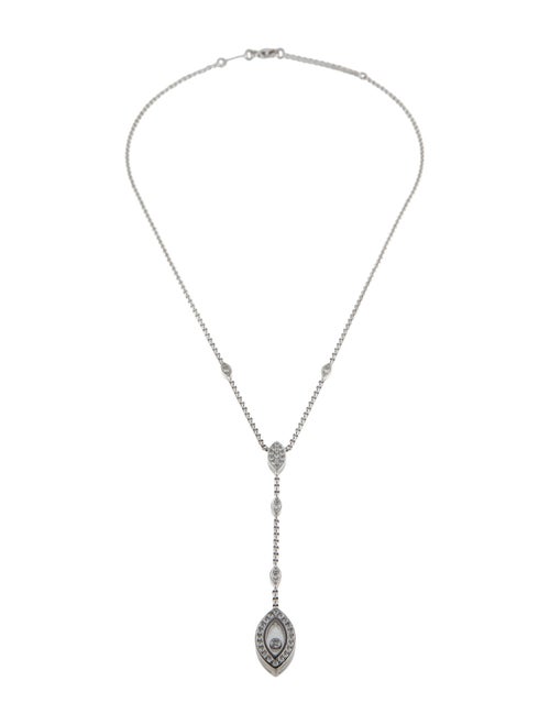 Chopard 18K Diamond Happy Diamonds Lavalier Necklace