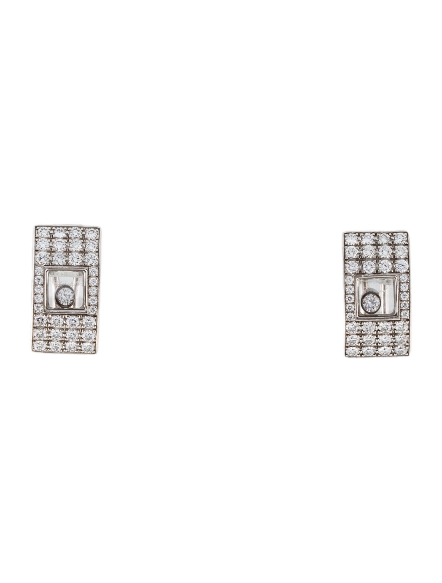 Chopard 18K Happy Diamond Earclip Earrings