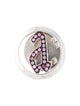 Chopard 18K Diamond Initial 'A' Lapel Pin