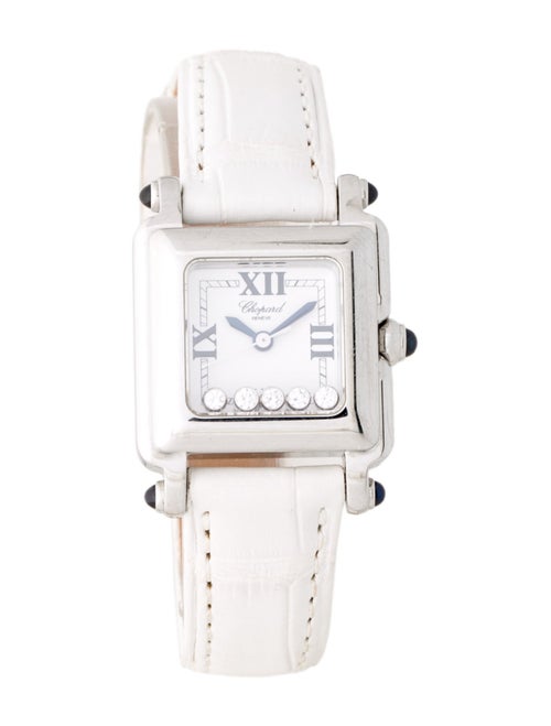 Chopard Classic Square 5 Floating Diamonds Watch