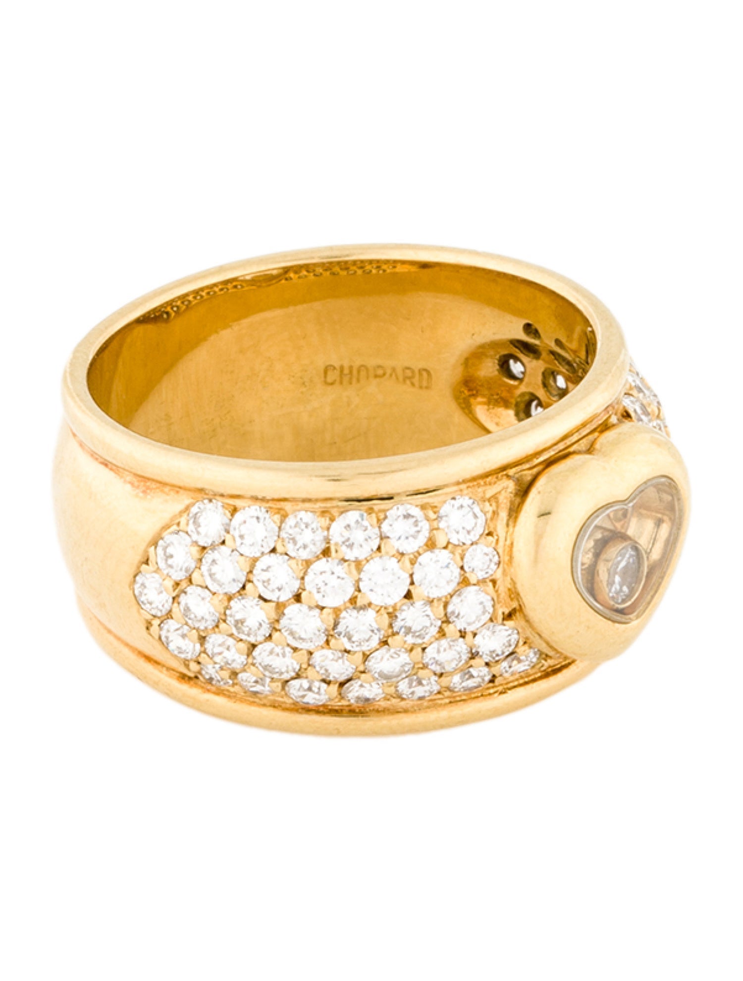Chopard 18K Diamond Heart Band