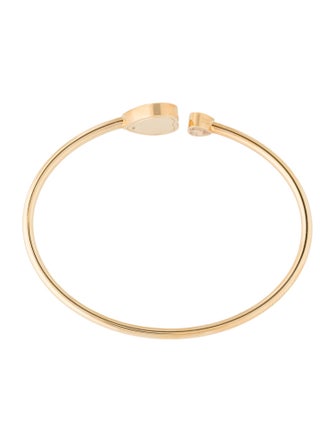 Chopard 18K Diamond Happy Golden Hearts Bangle