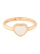 Chopard 18K Mother of Pearl My Happy Hearts Ring