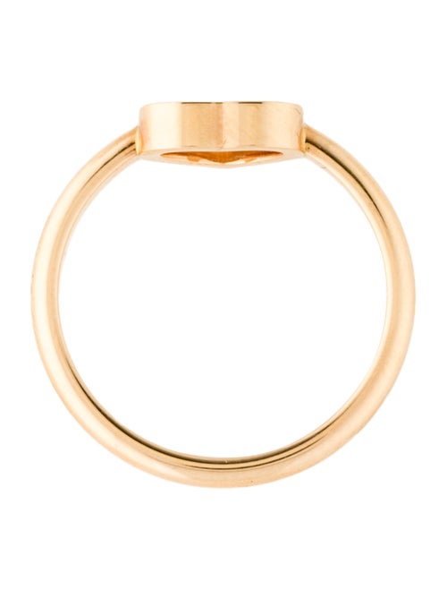 Chopard 18K Mother of Pearl My Happy Hearts Ring