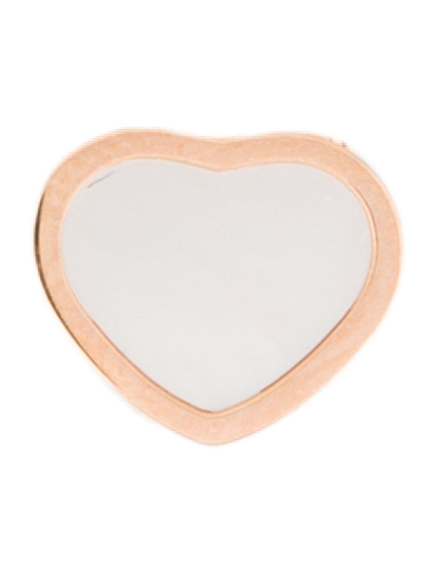 Chopard 18K Mother of Pearl 'My Happy Hearts' Single Stud Earring