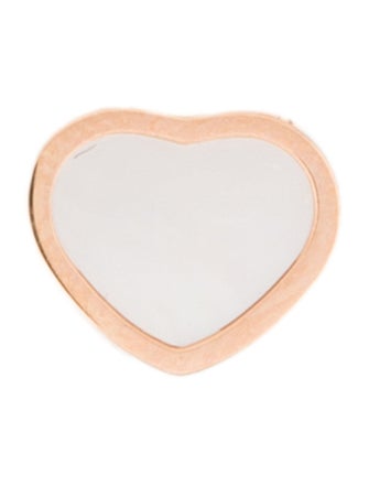 Chopard 18K Mother of Pearl 'My Happy Hearts' Single Stud Earring