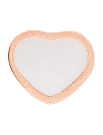 Chopard Stud 18K Mother of Pearl 'My Happy Hearts' Single Earring