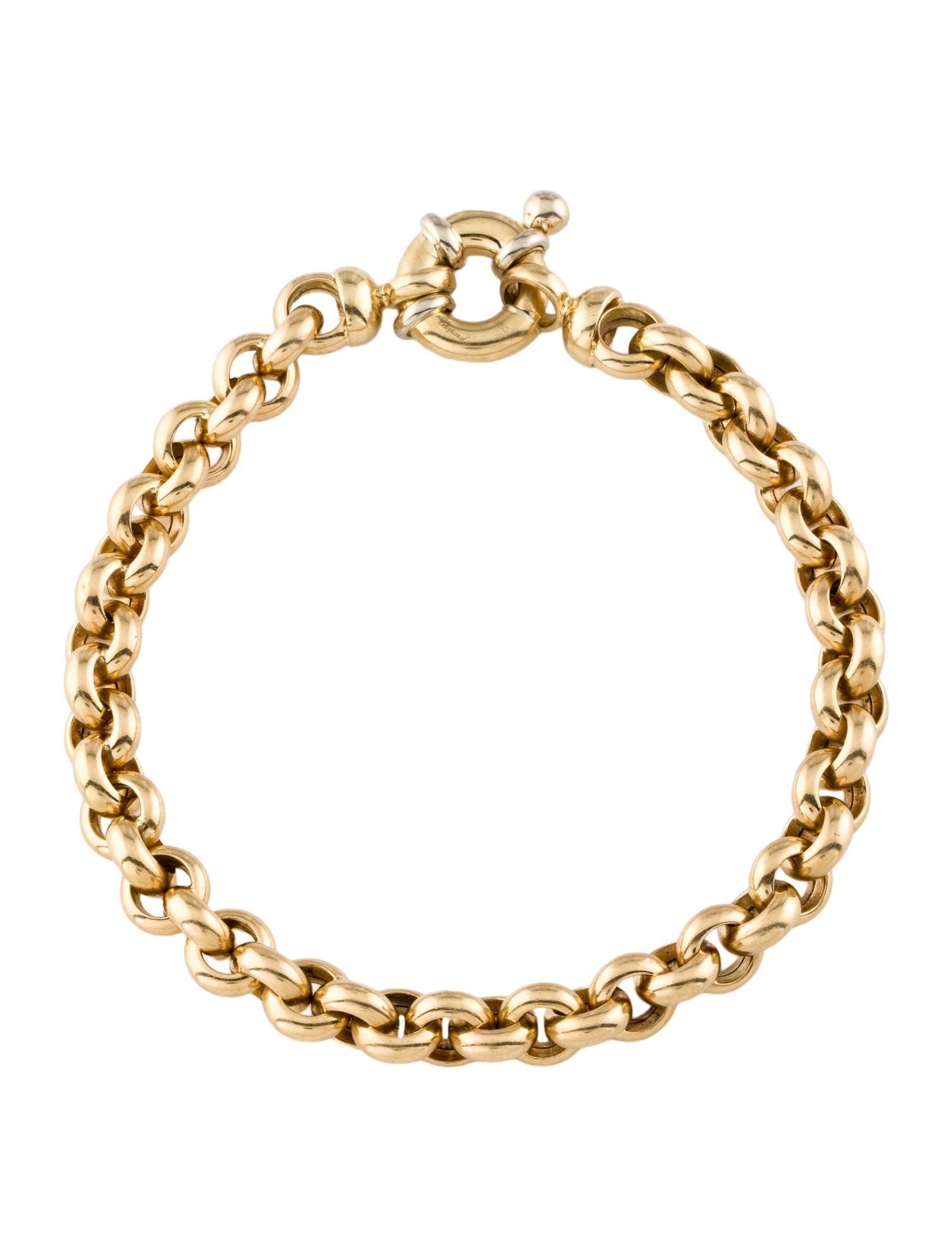 Chopard 18K Two Tone Link Bracelet