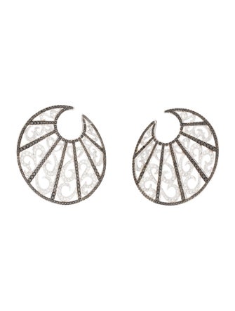 Chopard 18K Diamond Clip-On Earrings